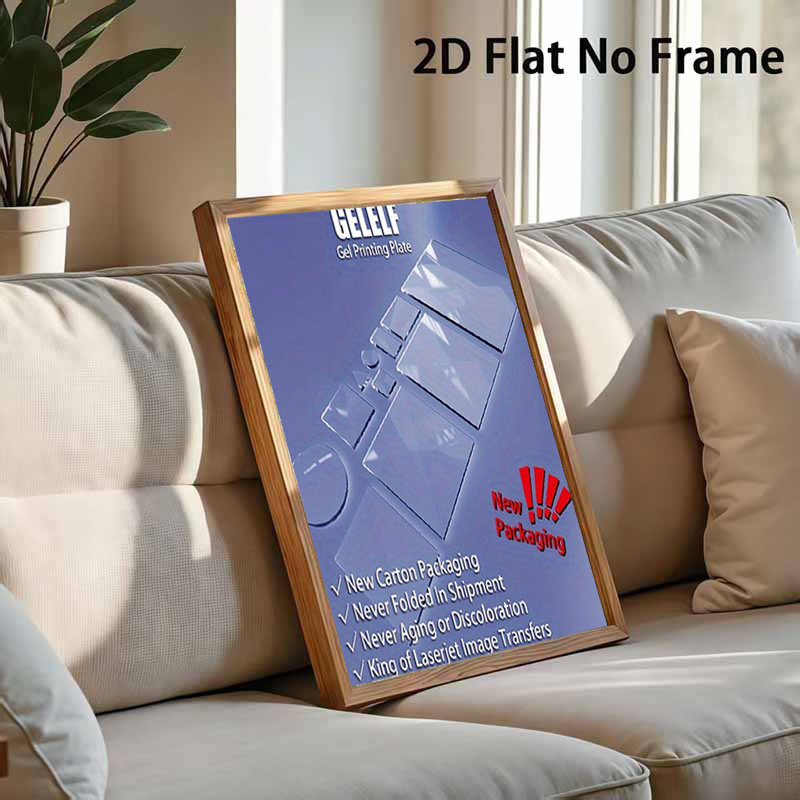 Frameless Gel Transfer Sheet, Compatible with Laser Printers