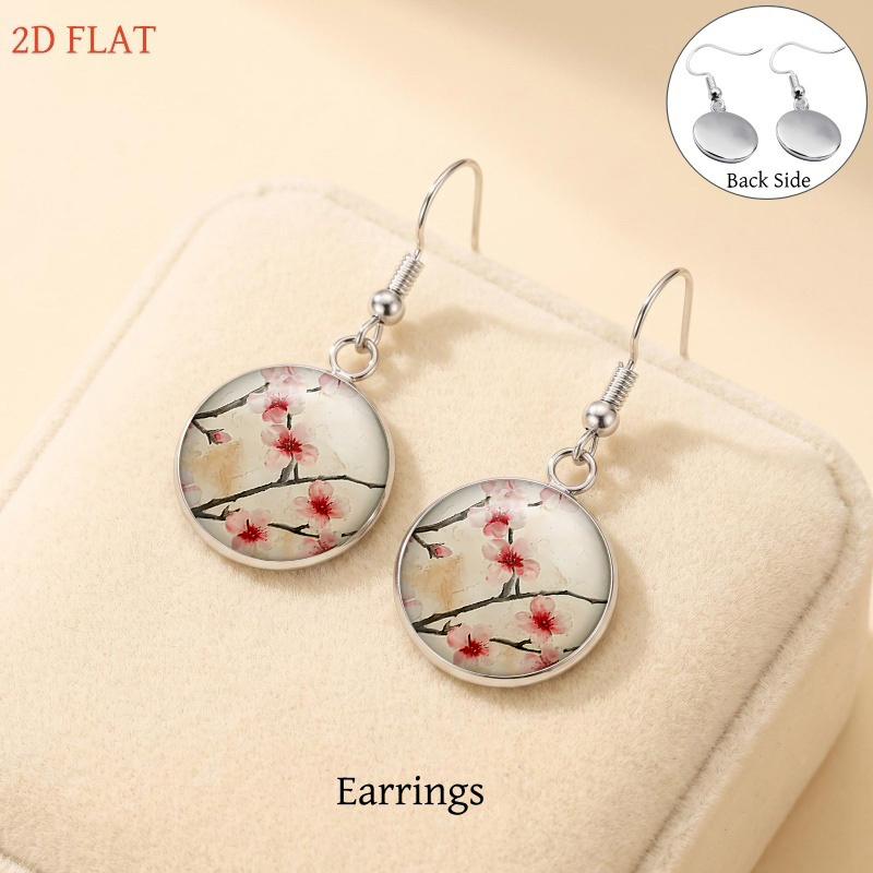 5pc Cherry Blossom Jewelry Set for Women, Elegant Daily Wear