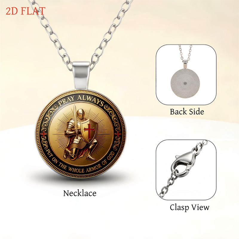 5pc Knight-Themed Women's Jewelry Set, Fashionable Design