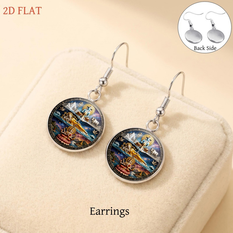 5pcs Hindu Deity Themed Women's Jewelry Set, Elegant Gift