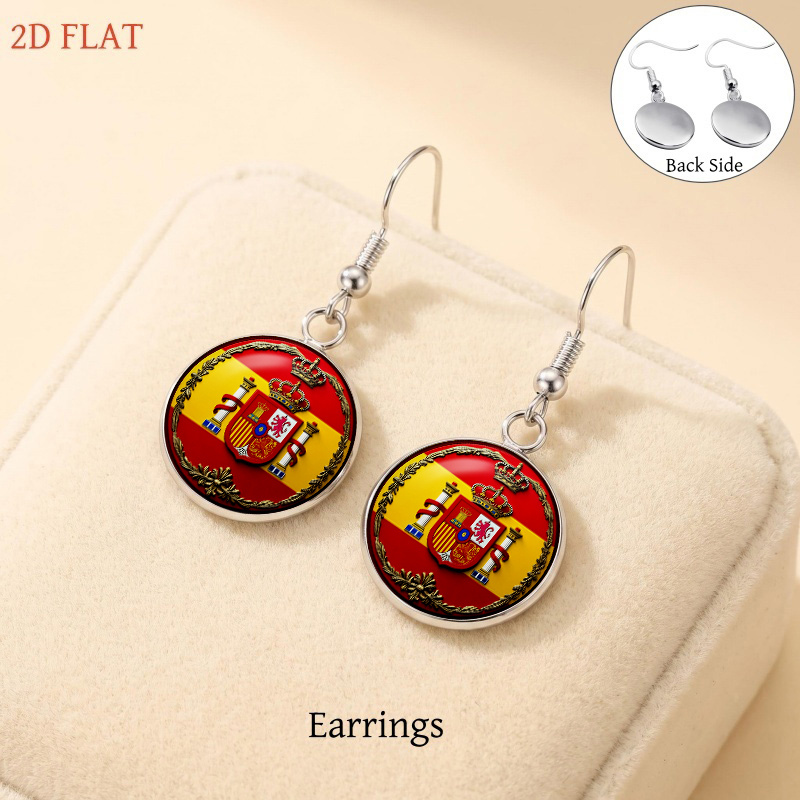 5pc Spanish Emblem-Themed Women's Jewelry Set