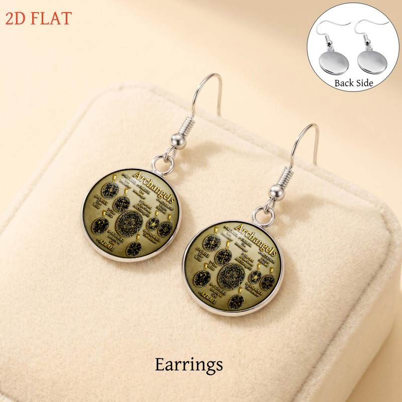5pcs Archangels-Themed Women's Jewelry Set, Gift