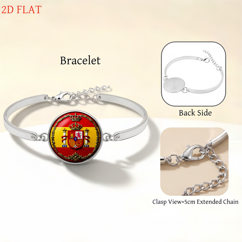 5pc Spanish Emblem-Themed Women's Jewelry Set