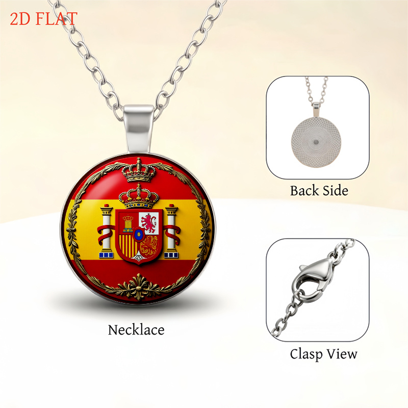 5pc Spanish Emblem-Themed Women's Jewelry Set