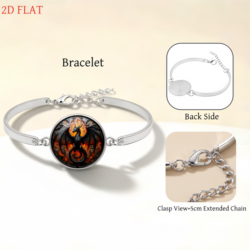5pcs Dragon-Themed Women's Jewelry Set