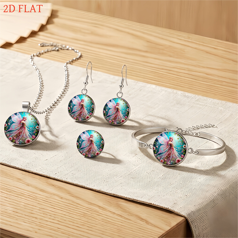 5pc Fairy-Themed Women's Jewelry Set