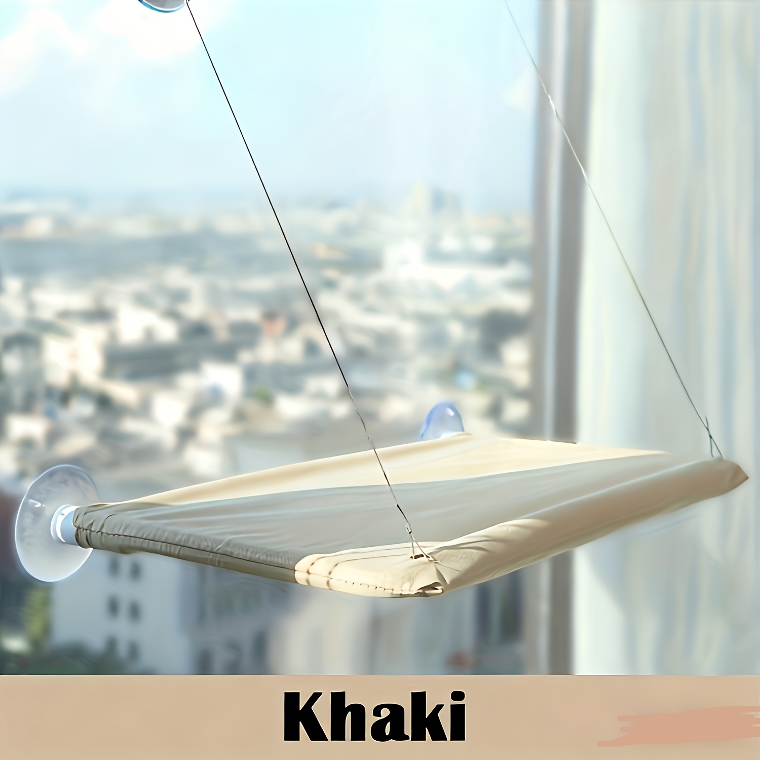TEMU 1 Comfortable Cat Window Perch - Cozy Windowsill Hammock Bed, Designed For Cats