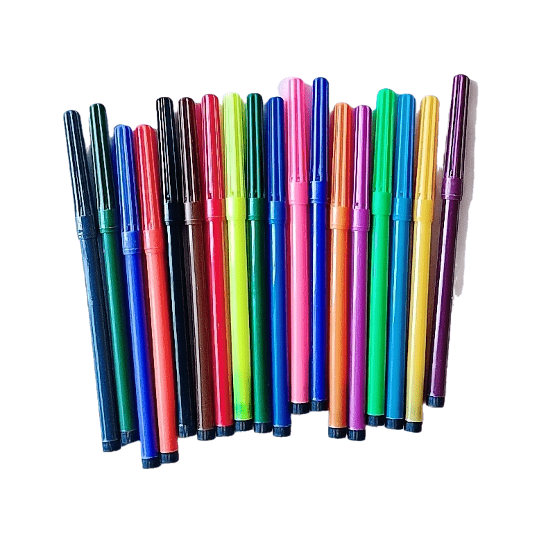 TEMU Student Art Supplies Painting Colored Creative Watercolor Pens 6 Colors 12 Colors 18 Colors 3 Sets Optional Student Graffiti Drawing Non-toxic