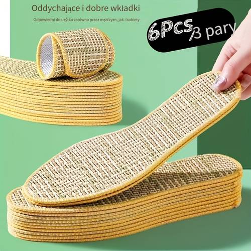 6-pak wkładek z włókna bambusowego, specjalnie zaprojektowane dla trwałości, chłodzenia i oddychalności, zapewniające suche i komfortowe