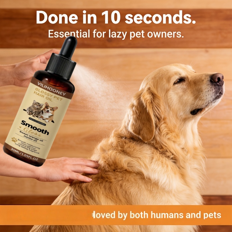 Quickly Smooths And Conditions - Deeply Pet Hair Spray, Non-Oily, Produces Shiny And Fur, Softens Coats, Minimizes Frizz, Bids Farewell to Dryness And Tangles - Image 3