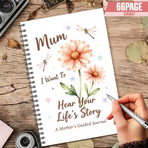 1 journal guidé pour maman : votre histoire. un journal de à laquarelle et des libellules pour écouter les , se détendre, soulager le stress et des souvenirs de vie. cadeau idéal pour des pères, des s, les anniversaires.