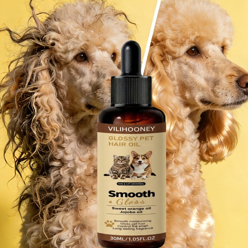 Quickly Smooths And Conditions - Deeply Pet Hair Spray, Non-Oily, Produces Shiny And Fur, Softens Coats, Minimizes Frizz, Bids Farewell to Dryness And Tangles
