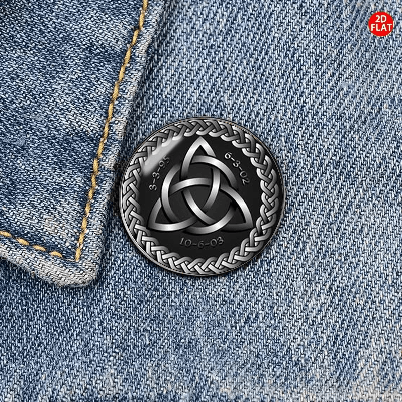 Nordic Retro Celtic Knot Stainless Steel Brooch