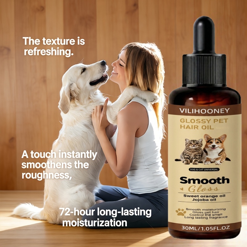 Quickly Smooths And Conditions - Deeply Pet Hair Spray, Non-Oily, Produces Shiny And Fur, Softens Coats, Minimizes Frizz, Bids Farewell to Dryness And Tangles