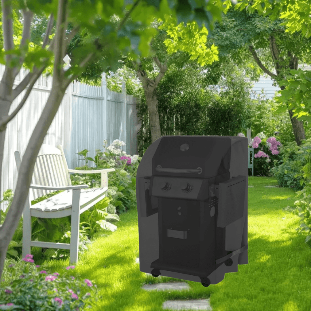 1pc 32-inch Gas Grill Cover, Durable Small Bbq Grilling Cover, Suitable For Grills With Folded Side Tables
