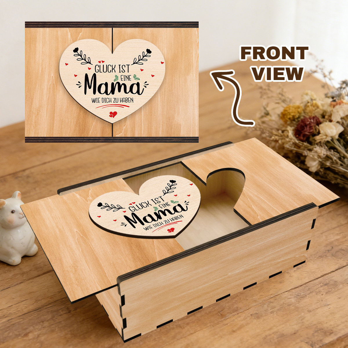 E-shop Geschenk für Sie/Ihn . Holz-Geschenkbox Kleiderbox. Eine Mama wie dich zu haben, ist ein . Geeignet als