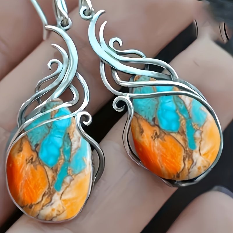 Fashionable Retro Bohemian Style Drop Earrings