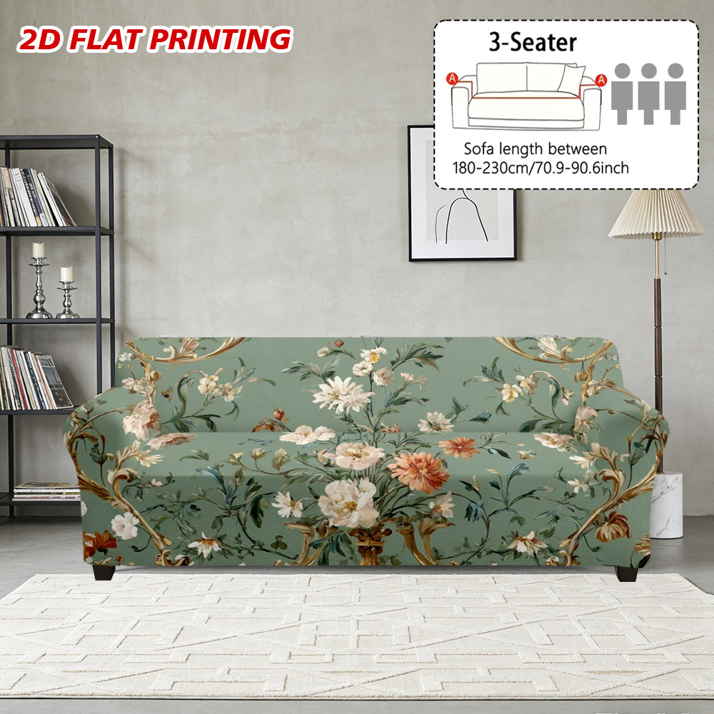TEMU 1pc Of Vintage Sofa Cover, Fully Protective And Suitable For , Serving As A Dust Cover For Furniture