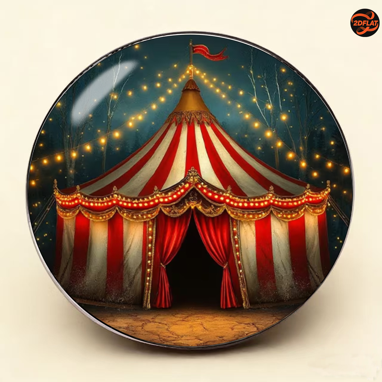 E-shop Vintage Zirkuszelt-Brosche, kreative rot-weiß gestreifte Zeltform-Brosche, Unisex-Mode, vielseitige Brosche, Bühnenauftritt-Kostümzubehör,