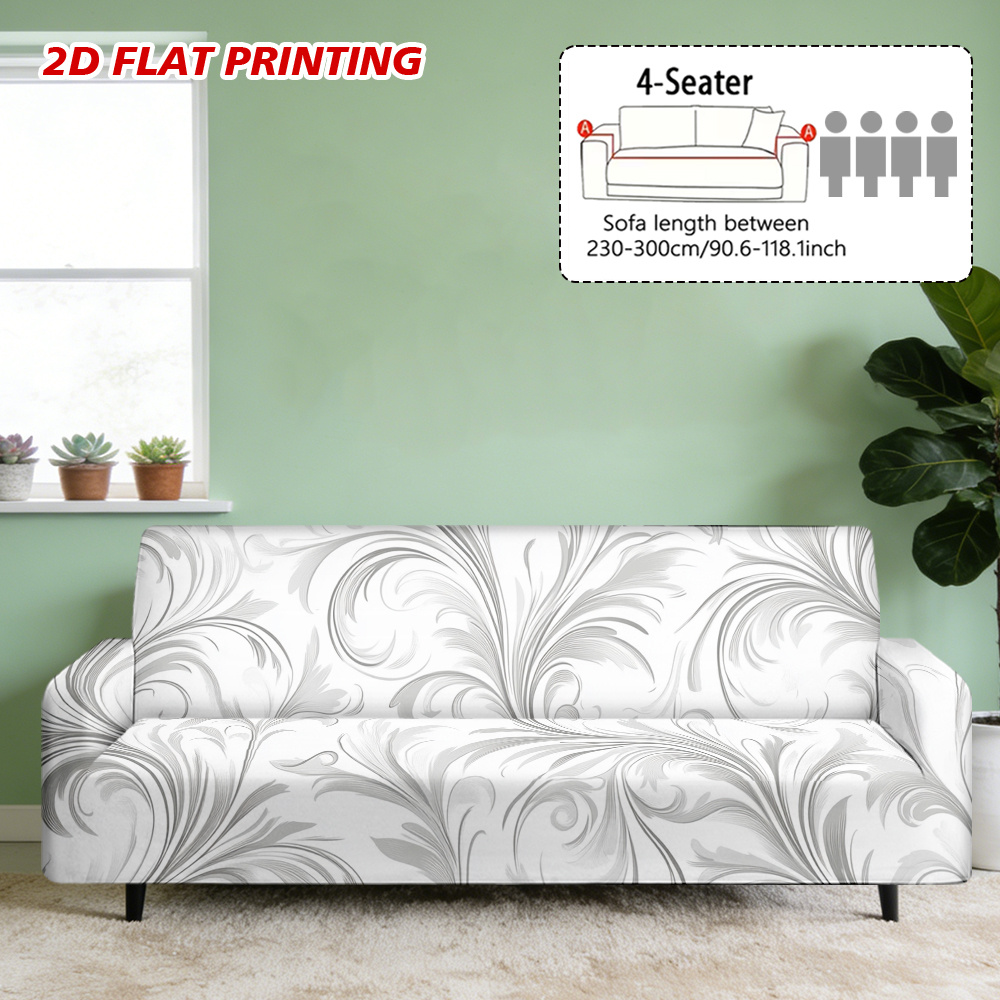 TEMU Copridivano 1 pz con eleganti vortici , per divani da 1-4 , per soggiorni, camere da letto, angoli , accoglienti, loft di appartamenti e spazi
