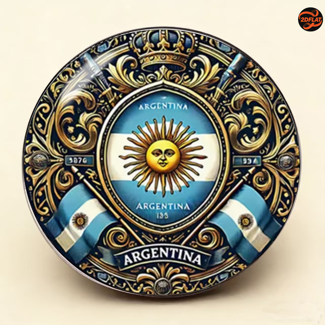 TEMU Broche de Acero Inoxidable con en 2D, Joyería Metálica Creativa, Adiciones de Moda Unisex, Recuerdos de Gran Venta, Pines de Personalizados,
