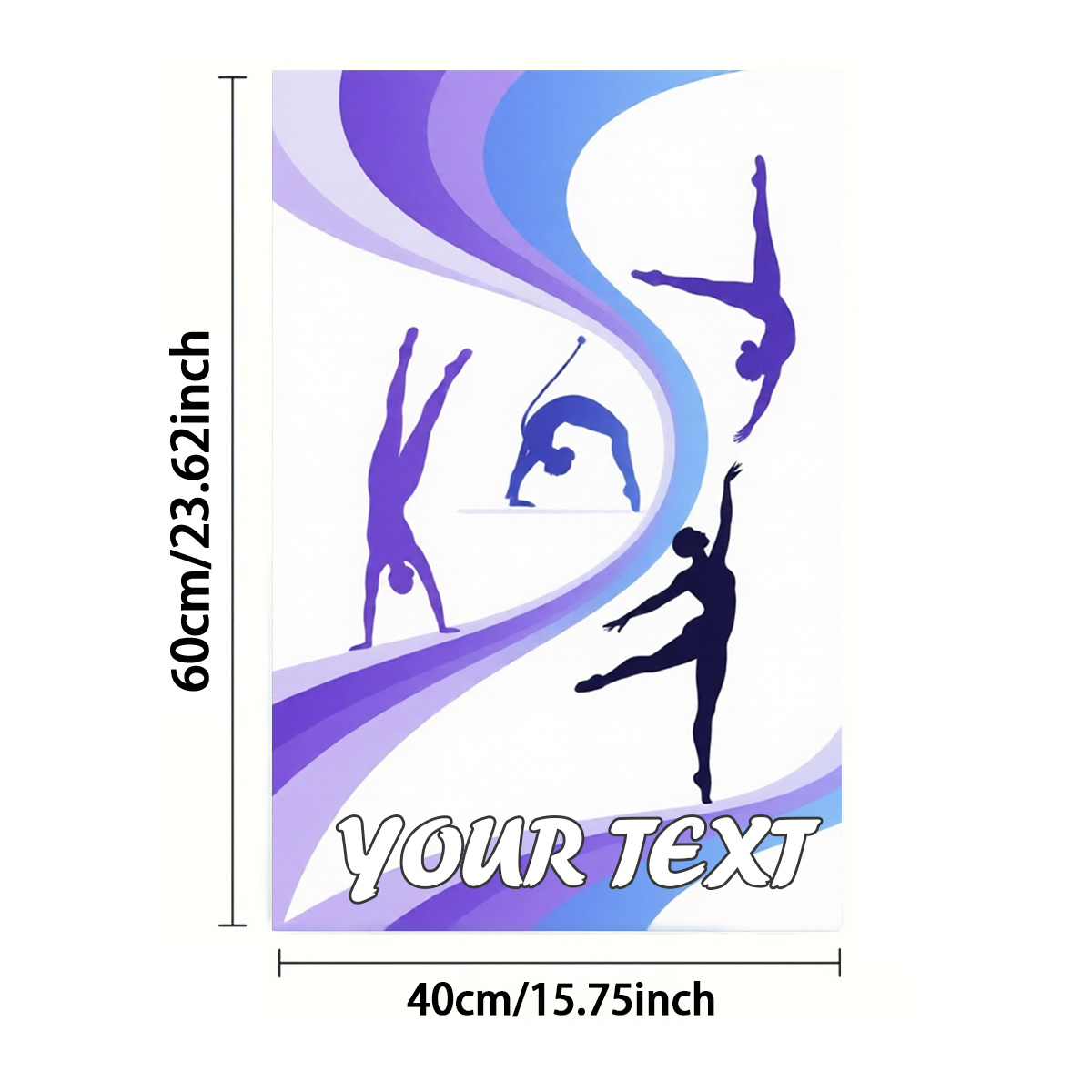 TEMU 2d Flat, Custom Text 1/2pcs, Towel, Single-sided Print, Rectangle 40×60cm, Cartoon Style 2d Pattern, Bulk Customization For Teams, Soft,