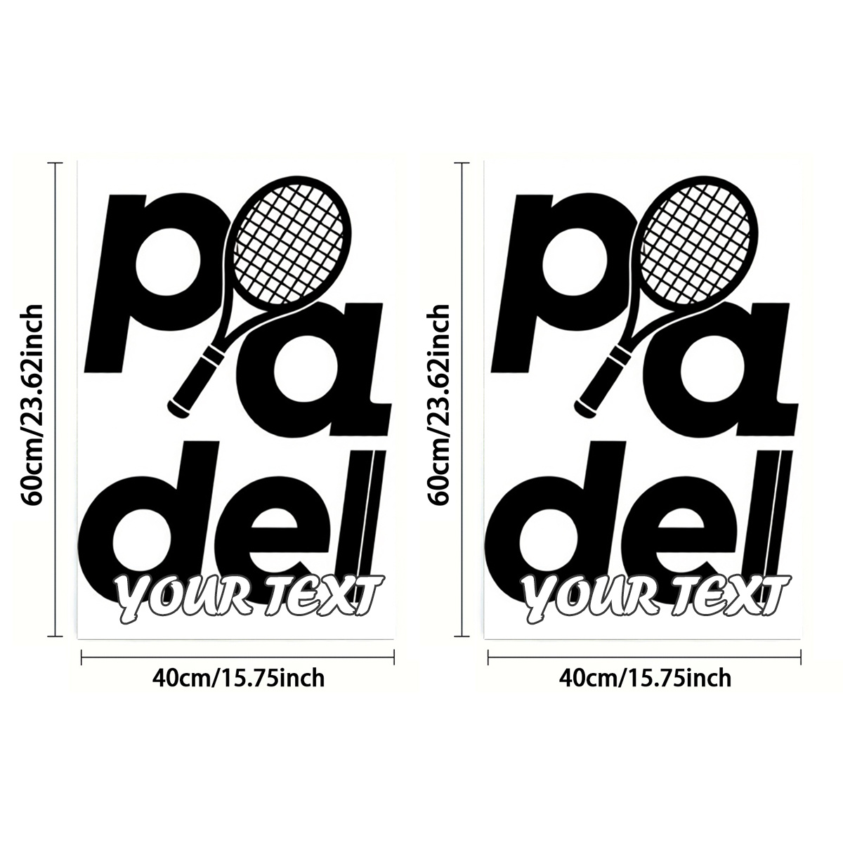 TEMU Asciugamani personalizzati 1/2 pz, stampa su un , rettangolari 40X60 cm, motivo 2D racchetta da tennis e , personalizzazione in gruppo, morbidi,