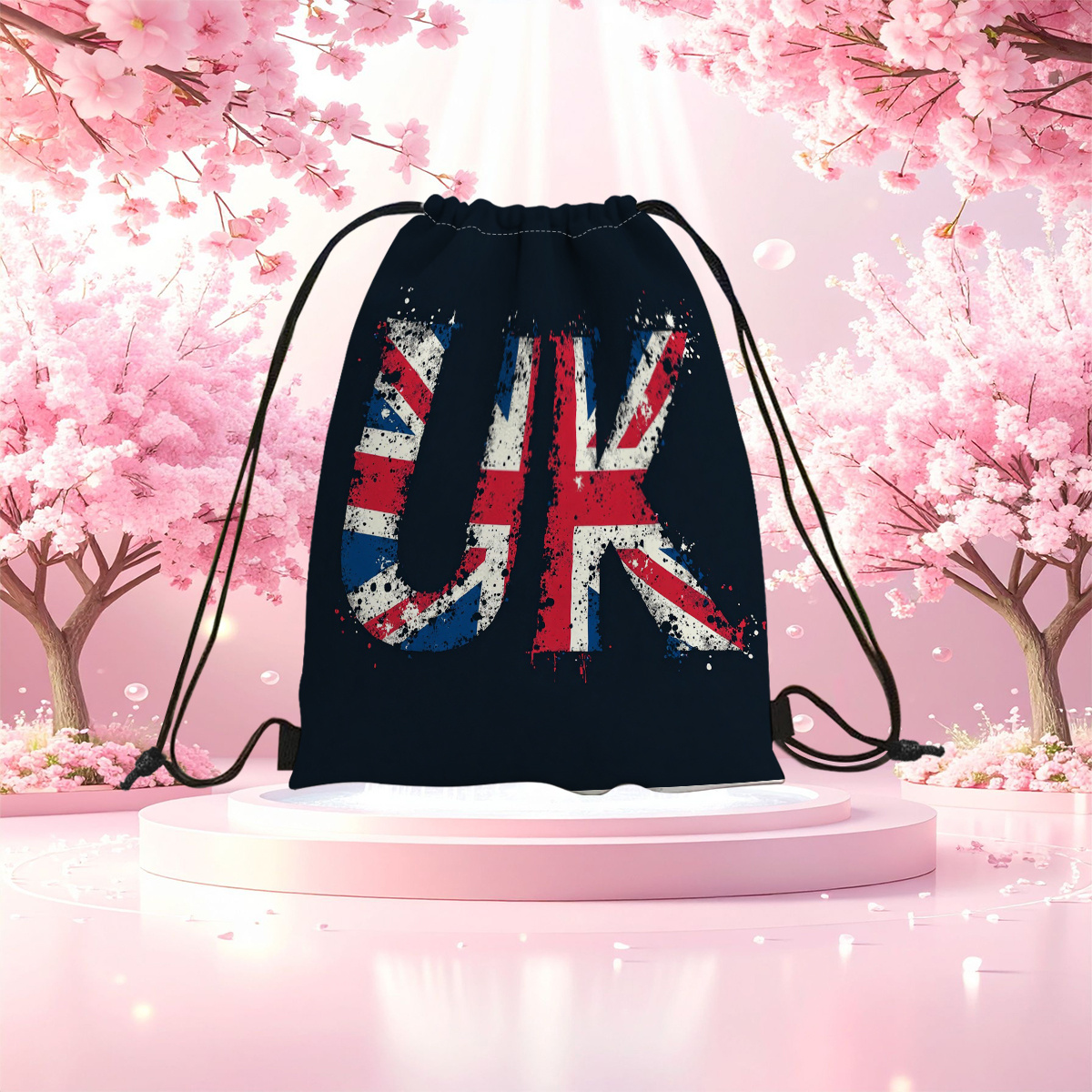 1 sac à   à cordon de serrage avec motif drapeau de langleterre | sac à   pliable en tissu oxford de    , motif drapeau de langleterre  , tissu durable, idéal pour les  ,  , les activités de  ,   de sport, la randonnée, le camping, les festivals