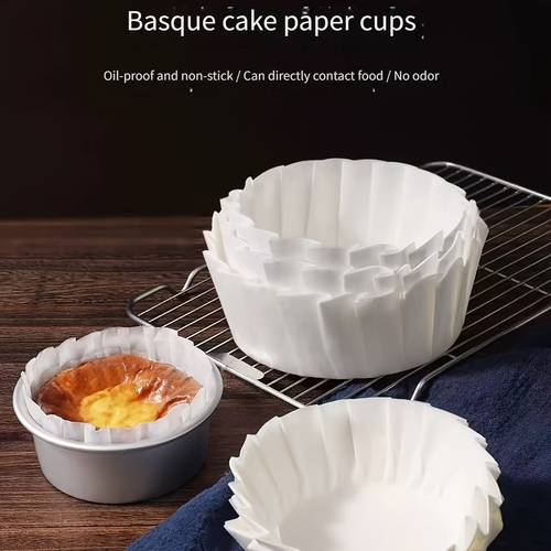 49pcs 99pcs thickened parchment paper liners foldable cake moulds disposable parchment paper for commercial home baking