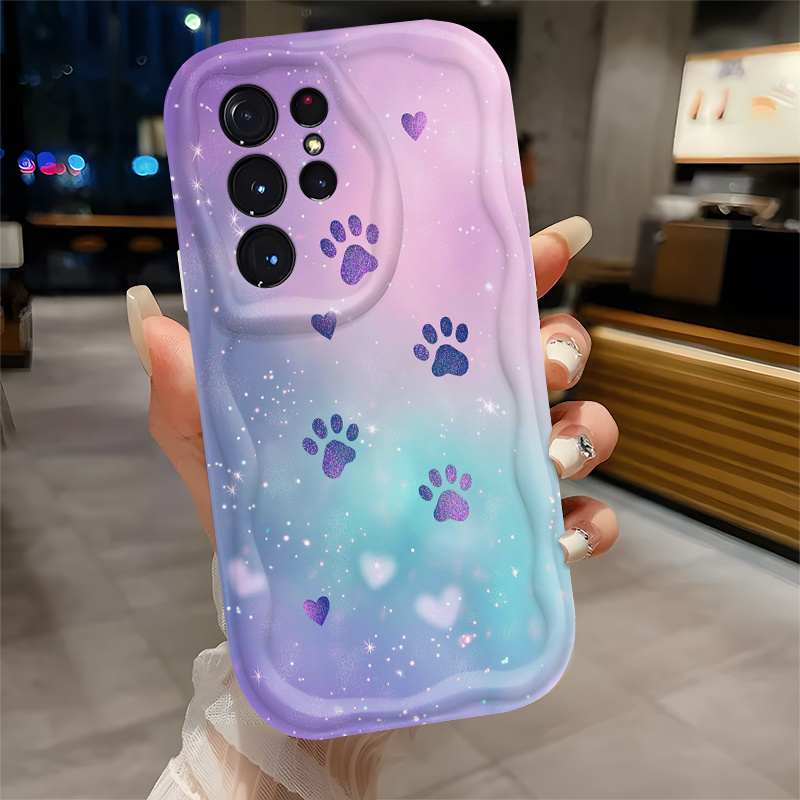 TEMU Phone Case: Starry Paw Phone Case, Suitable For A13/14/15/16, S25/s24/s23/s22/s21/s20 Fe/plus/ultra,