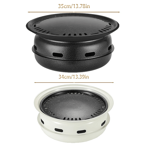 smokeless charcoal bbq grill korean portable grill pan with non stick grill polish assembly compatible for korean bbq indoor outdoor use camping picnic compact grill for weight 30