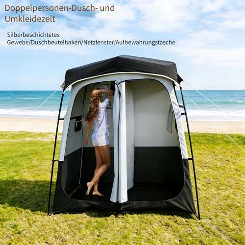 Pop-Up Duschzelt Outdoor Bookishbunny Pop Up Duschzelt – Outdoor Camping Sichtschutz, Dusche, WC & Umkleide – Leicht & Tragbar
