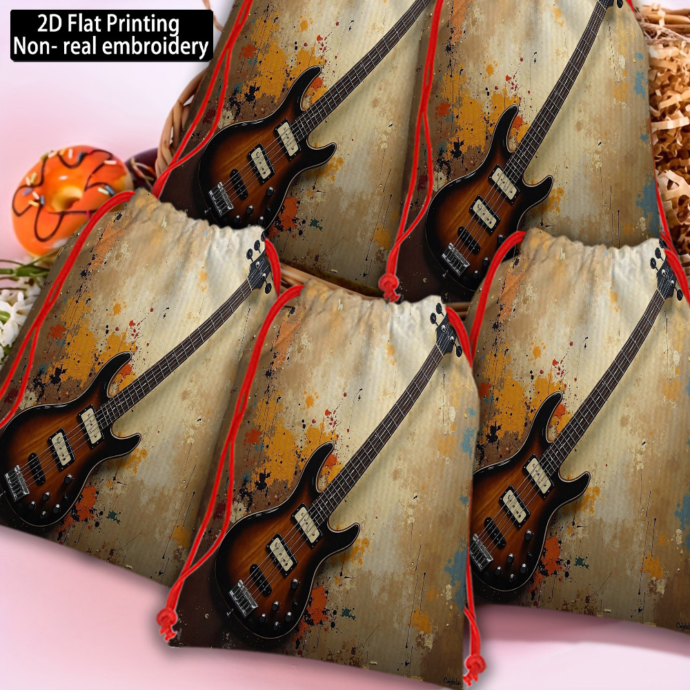 10pcs Electric Guitar Gift Set with Sunset Gradient Finish