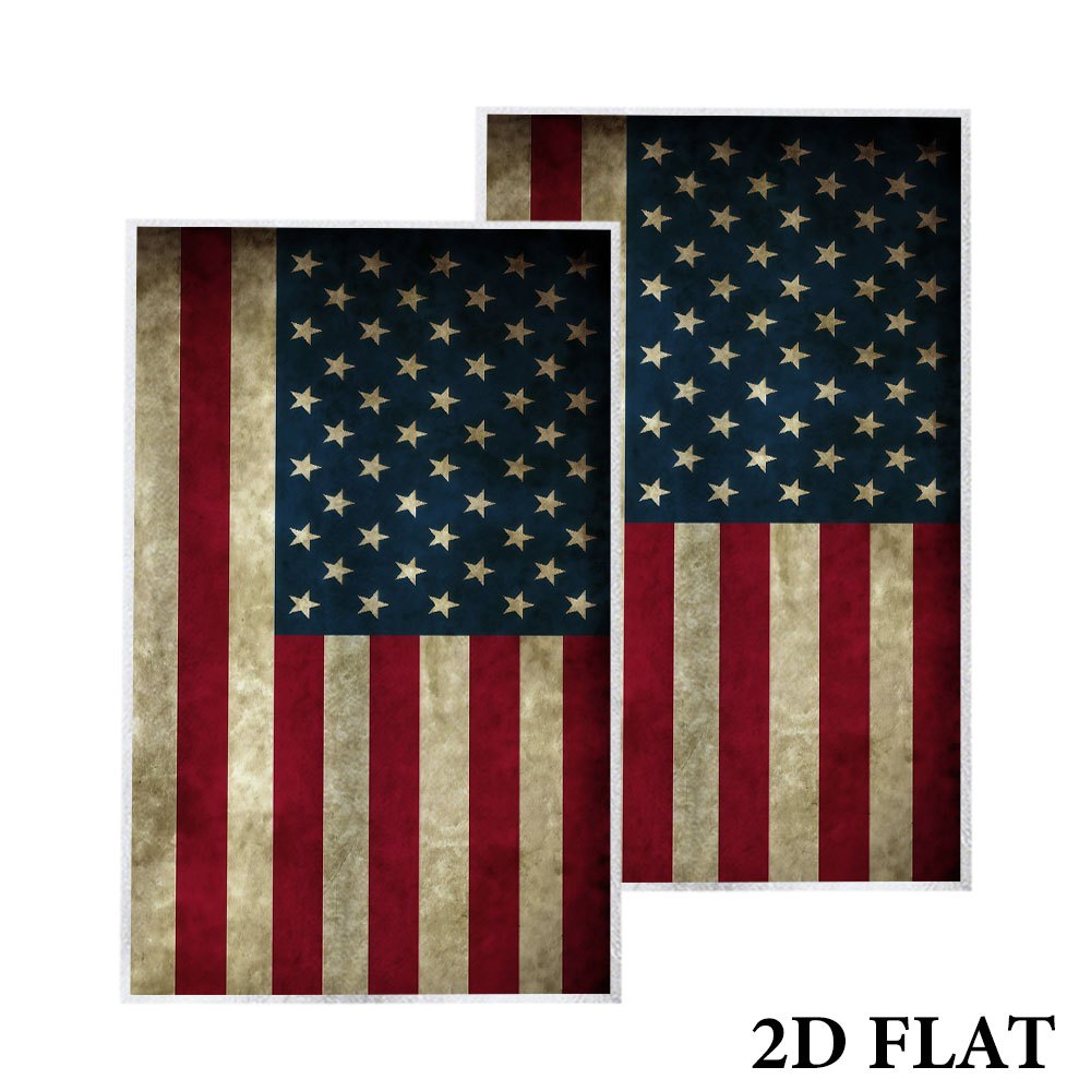 TEMU 2d Flat 2pcs Dish Towels, Flag Stars Printed, Lightweight, Durable, Soft And Comfortable, Quick Drying, Machine Washable. Suitable For Kitchens,