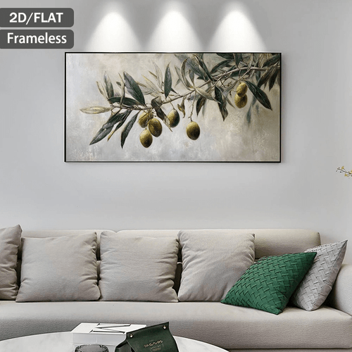 2d flat 2d flat 2d flat 1pc frameless canvas 2d flat painting 2d flat painting 2d flat painting 1pc frameless 31 49 x 62 99 inches 80 x 160 cm modern abstract with leaves and fruits printed art wall painting canvas painting home liv