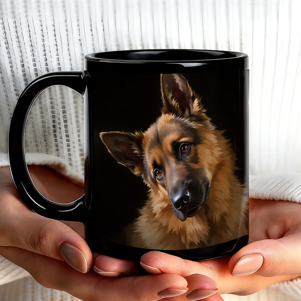A Single Piece Of A Cute And Mug Featuring A , 11 Ounces, Made Of Sturdy Ceramic. Perfect For Birthday Gifts, Anniversary Presents, Suitable For Hot And Cold Drinks, Juices, Milk