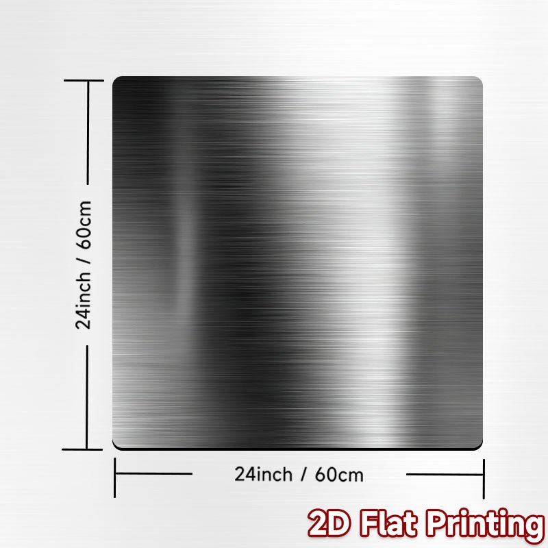 TEMU 1pc, 2d Flat Printing, Washing Machine Protective Pad Silver Linear Stripes, Polyester, Perfect For Ideal For Washer And Dryer Mats, Perfect For