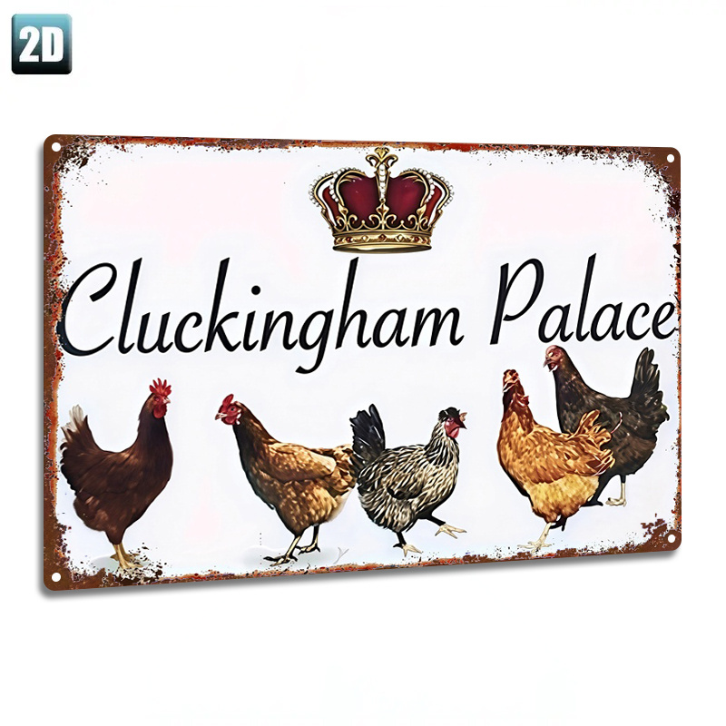 TEMU 2d Flat, 1pc Metal Sign,2d Flat,