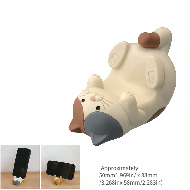 E-shop Niedliche Heilende Katze Handyhalterung Brillenhalterung Büro Desktop Ornament Geschenk