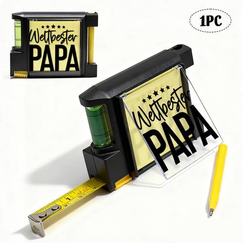 4 in 1 multi function tape measure spirit level with sticky fathers day gift for dad husband papa grandpa perfect tape measure multitool gift for fathers day fathers day birthday 2026 gift