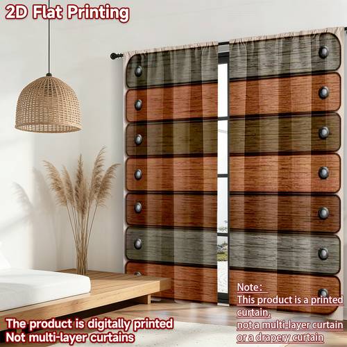 2d düz, 2 adet modern minimalist yatay perdeler, yatak odası, oturma odası, ofis i̇çin uygun - çubuk pencere panelleri, yarı paneller, kapı çerçevesi i̇çin yatay tahta stor perdeler, montaj (delme yok), 2d düz