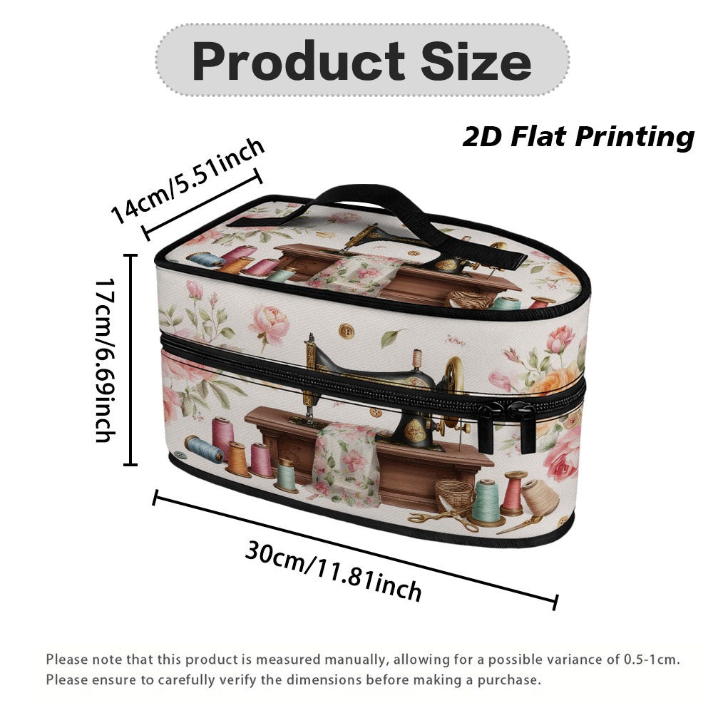 TEMU 1 bolsa de planchado vintage para coser y planchar flores, diseñada para ser y plegable, ideal para guardar en viajes. para viajes de negocios,
