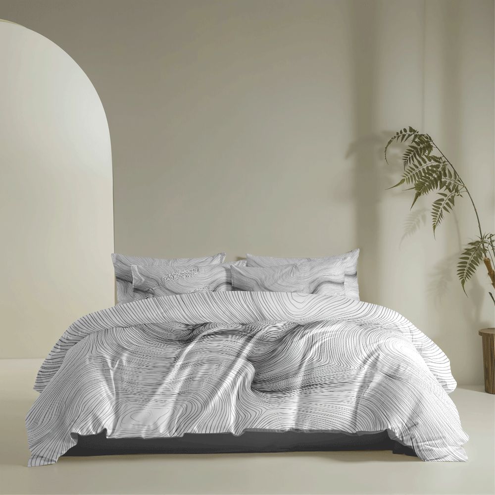 TEMU 2/3pcs Duvet Cover Set, Contemporary Elegant Decorative Bedding Ensemble With 1/2 Pillowcases, Lightweight And Breathable Reversible Bedding For