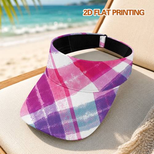1 cappello da golf a quadri per , cappello da tennis portatile - cappello casual regolabile con chiusura a e parte , cappello sportivo in poliestere per e attività allaperto, scelta per regali
