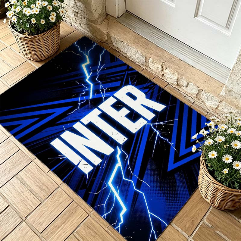 TEMU 1pc Dynamic Lines Printed Rug - 800gsm Non-slip Home Carpet, Suitable As A Decorative Mat For Offices, Living Rooms, Bedrooms, And - For Desks,