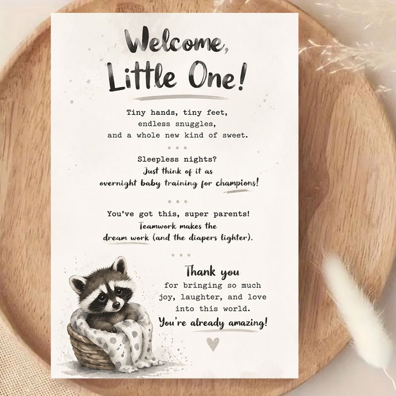 Greeting Card for New Parents Celebrating New Life