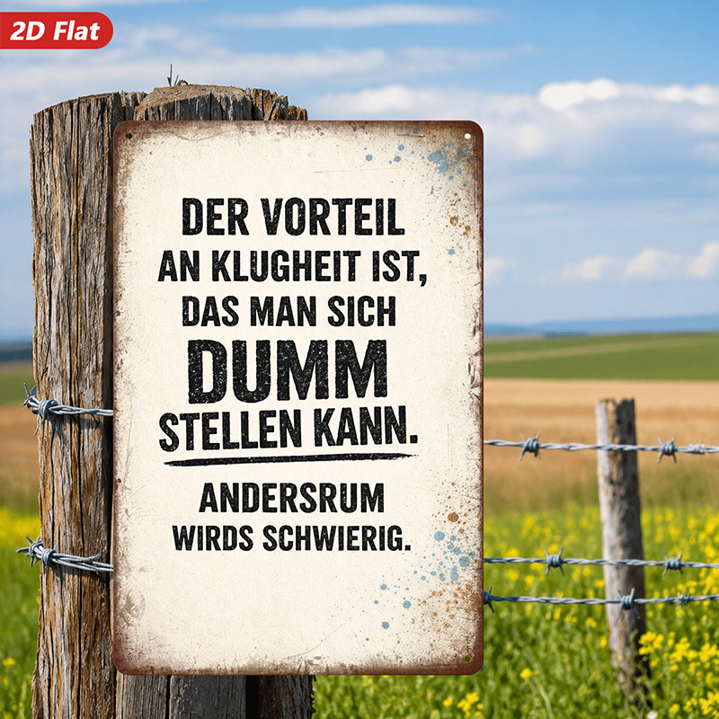 TEMU 2D Flach, 1 Stück Metallschild Wandkunst, Deutschlands Zitat Wandkunst, Minimalistischer Stil, Typografie Design, , für Wohnzimmer,