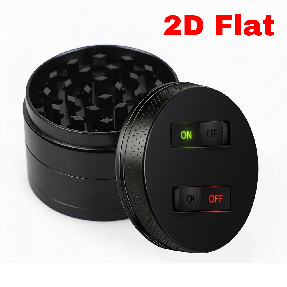 TEMU 1pc 2-inch Metal Spice Grinder, Manual Crusher With -off Switch Design, Durable Kitchen Hand Mill, Ideal For Home, Camping, And Bbq