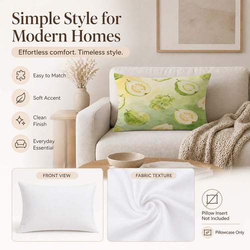 imagen del artículo 1 de almohada (no relleno de almohada) impresión 2d estilo acuarela verde y acuarela y impresión de uva ideal para la decoración s de almohada elegantes para entusiastas de la decoración