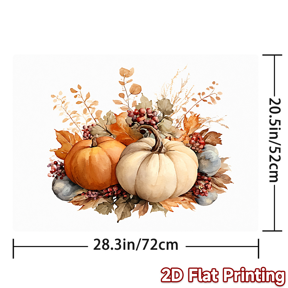 TEMU 1pc Autumn & Oven Cover Suitable For Electric Ovens & Glass Stoves, Stove Top, Fall Kitchen Decor With Pumpkins, For Trimmed For Ovens, Glass